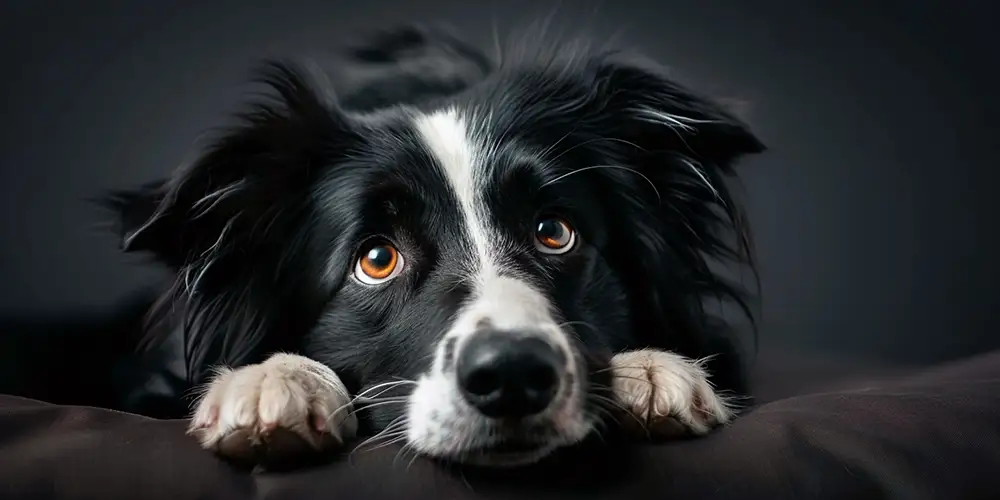 border collie sleeping
