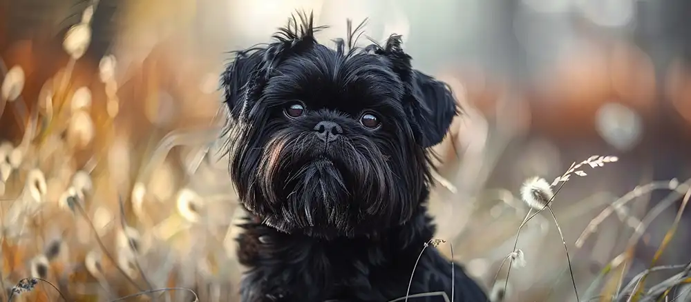 Affenpinscher outside