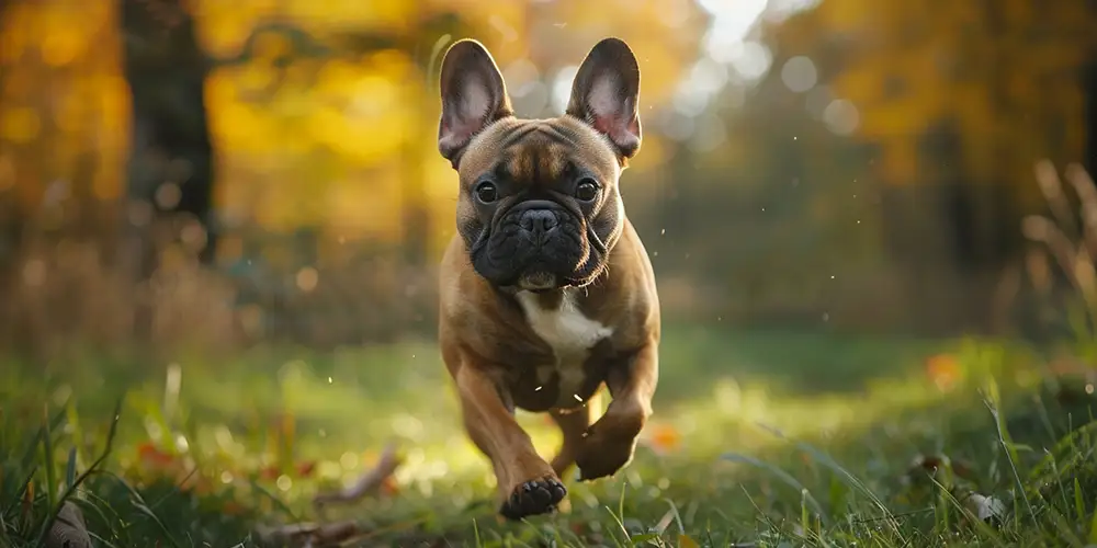 French Bulldog running