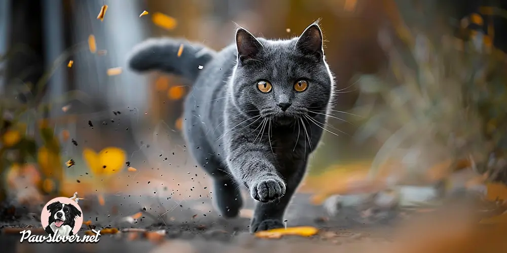 chartreux cat outdoor
