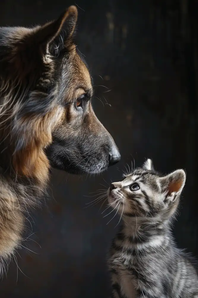 welcome a kitten to your home when you have a dog