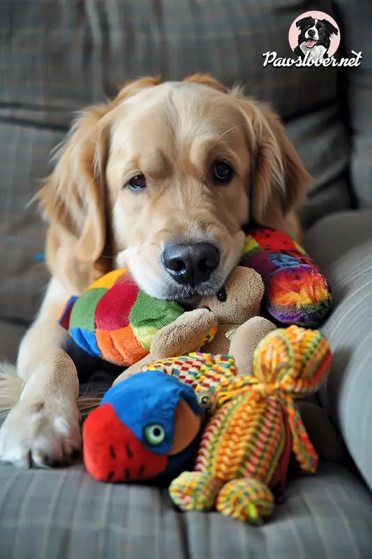 The best dog's toys when you work